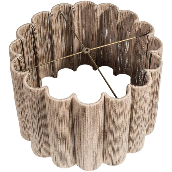 Scalloped Natural Shade