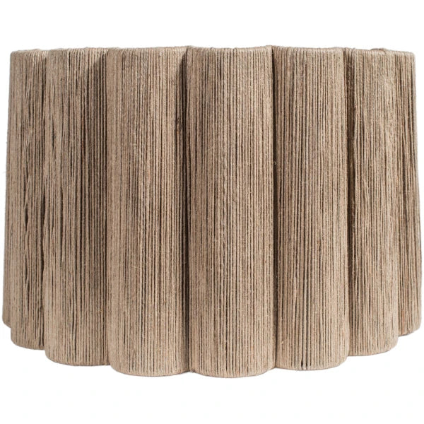 Scalloped Natural Shade