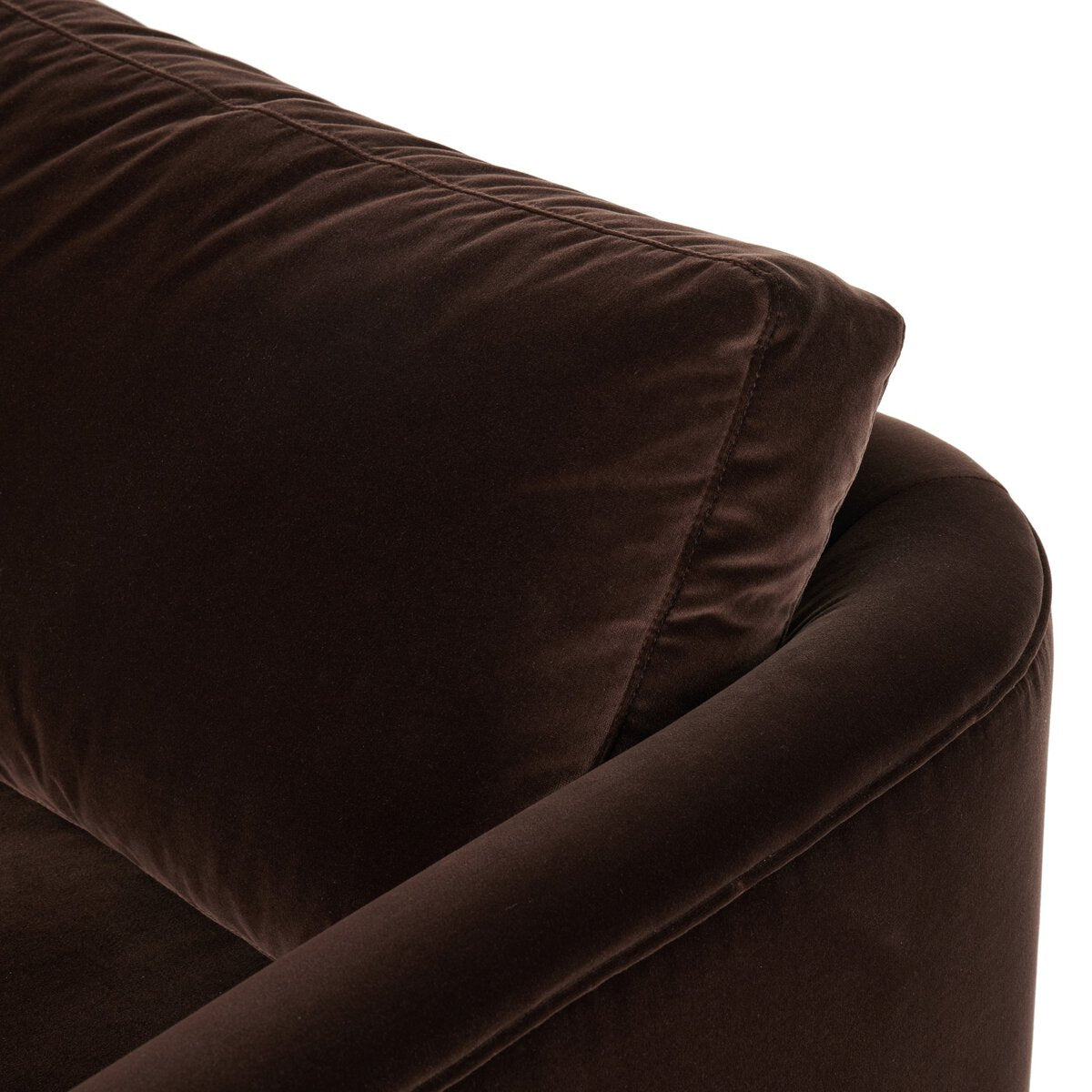 Cocoa Velvet Sofa