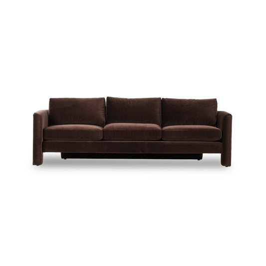 Cocoa Velvet Sofa
