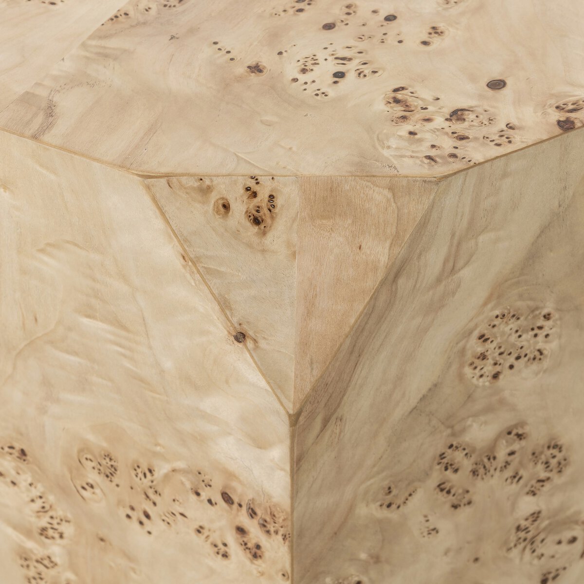 Light Burl Side Table