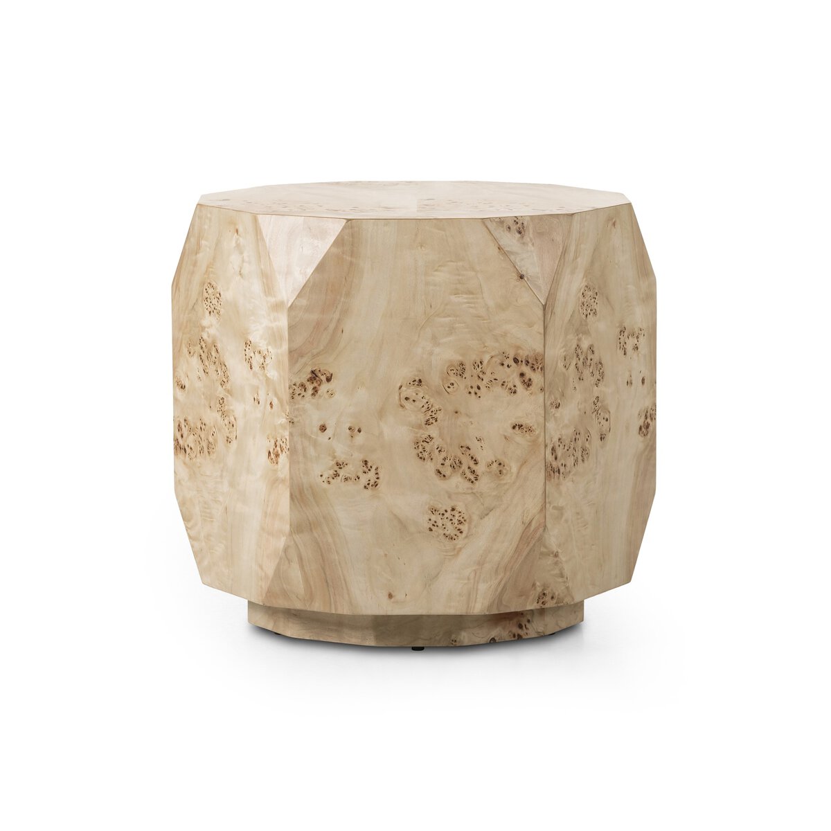 Light Burl Side Table