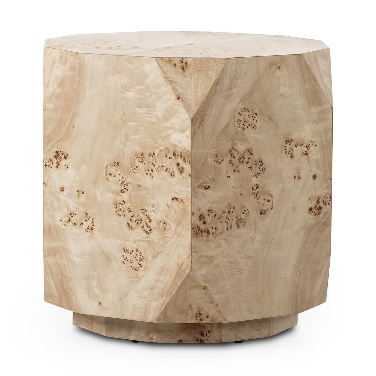 Light Burl Side Table
