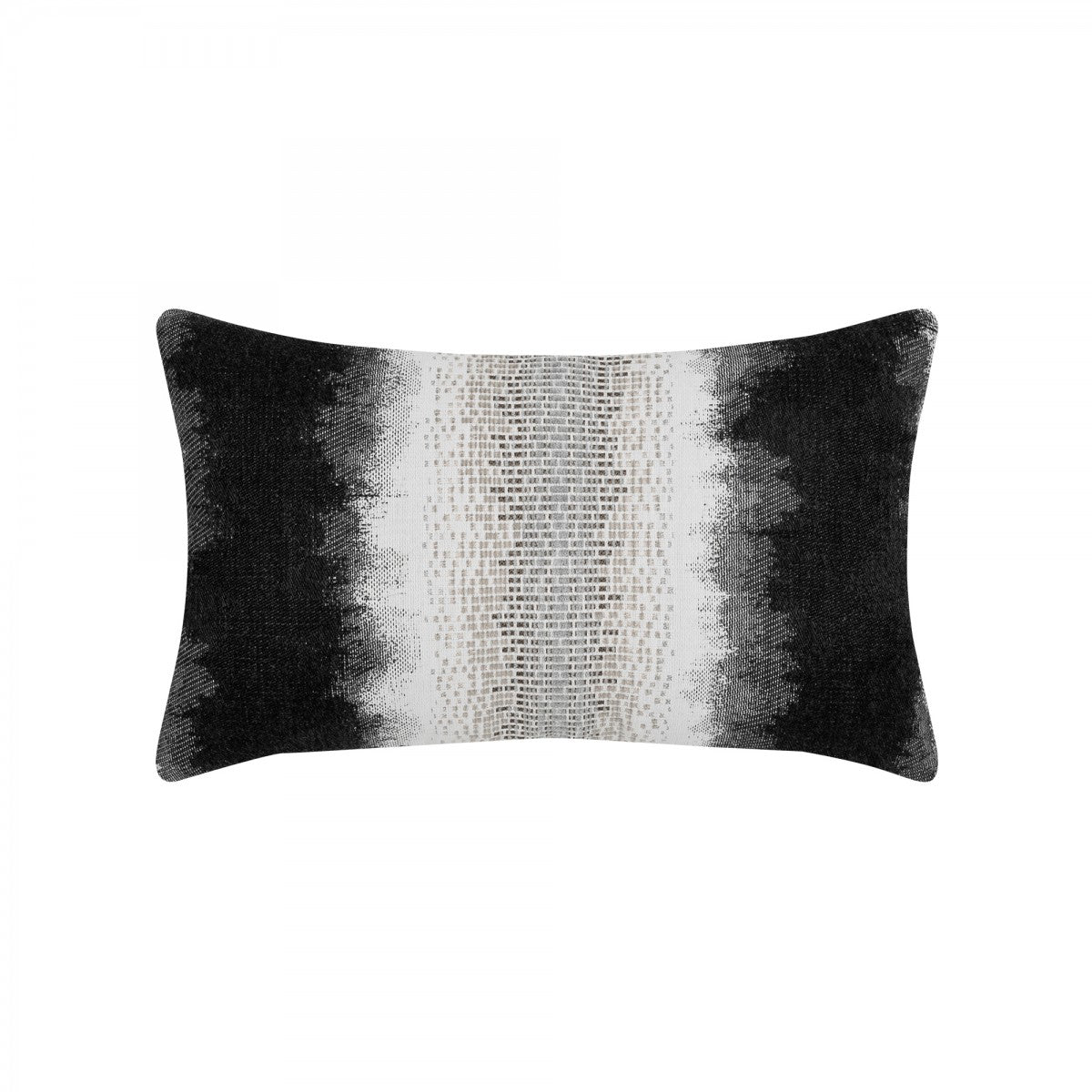 Outdoor Charcoal and White Pillow