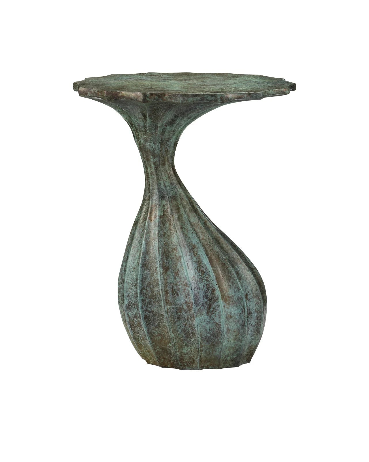 Verdigris Accent Table