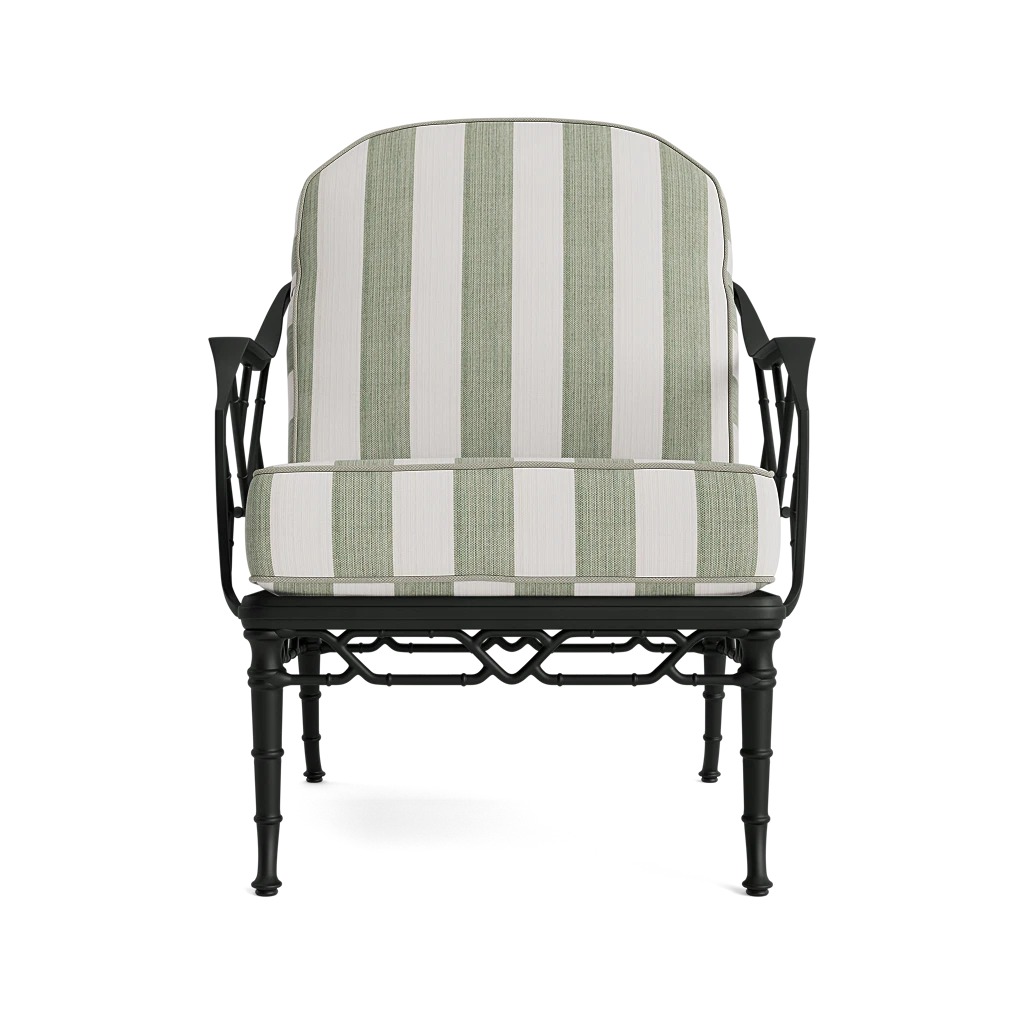 Bamboo Patterned Outdoor Lounge Chair