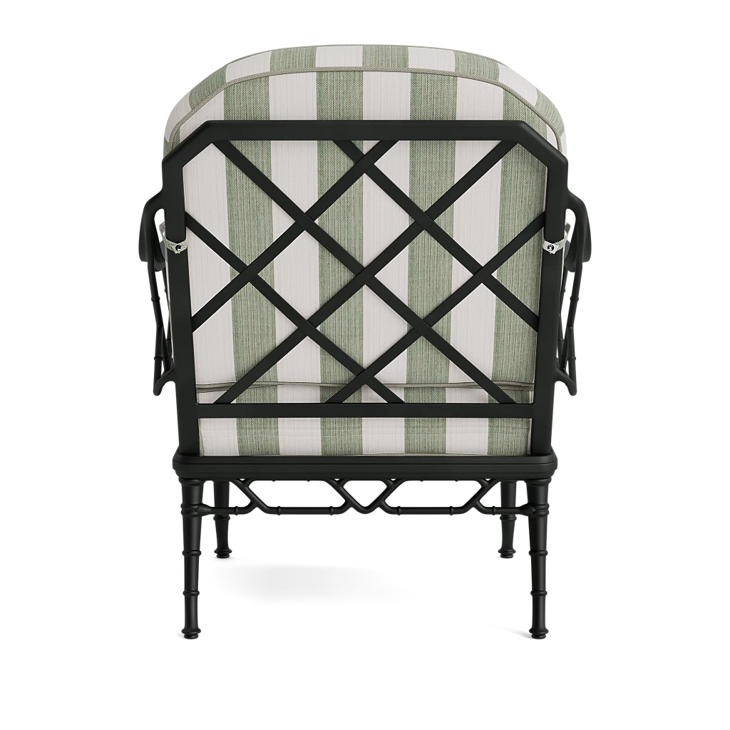 Bamboo Patterned Outdoor Lounge Chair