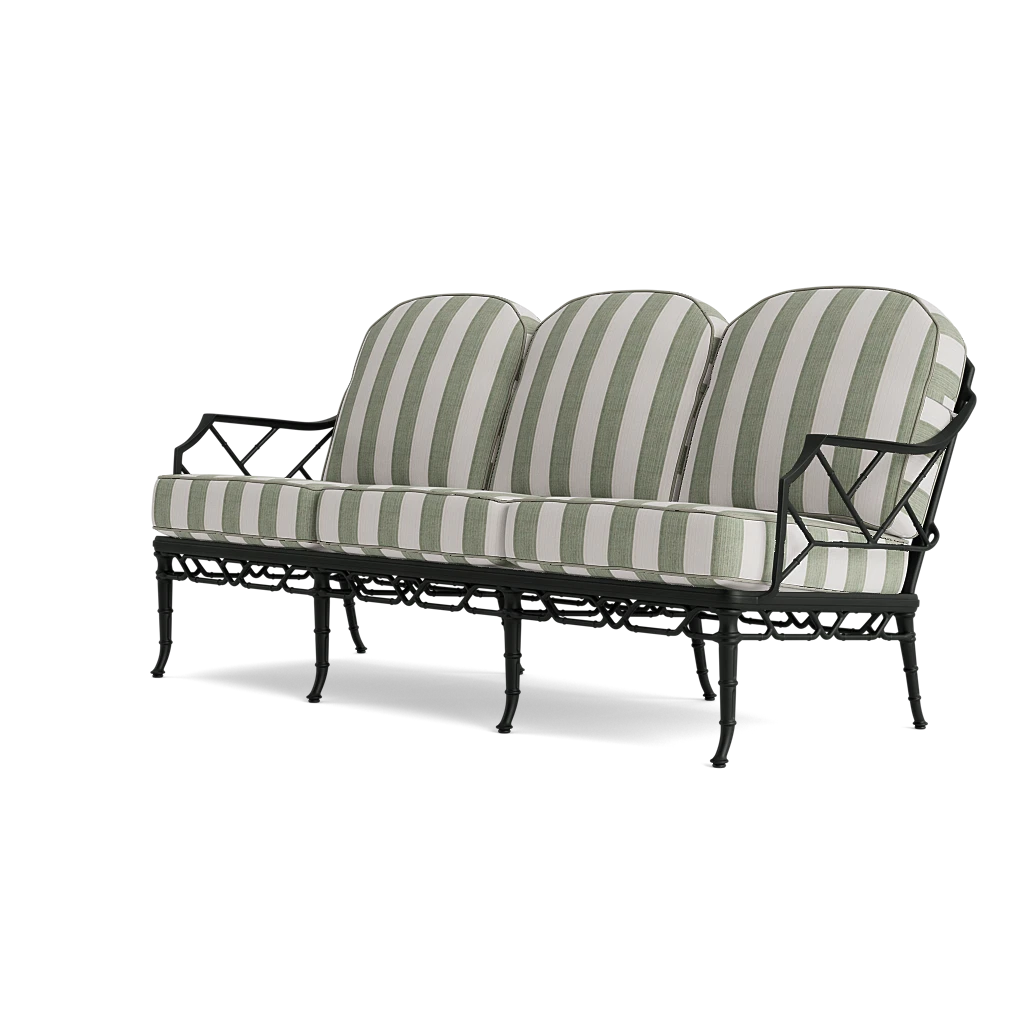 Bamboo Patterned Outdoor Sofa