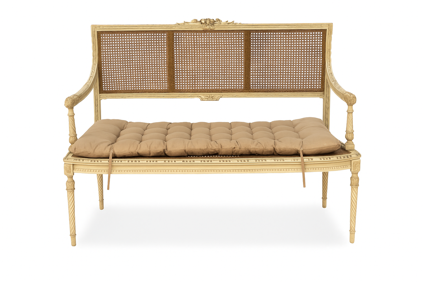 Louis XVI Cane Settee
