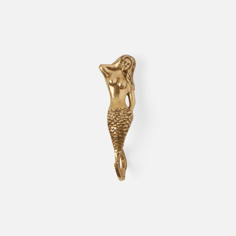 Antique Brass Mermaid Bottle Opener
