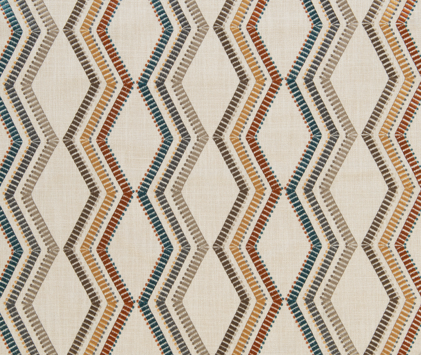 22" Multicolor Waves Pillow
