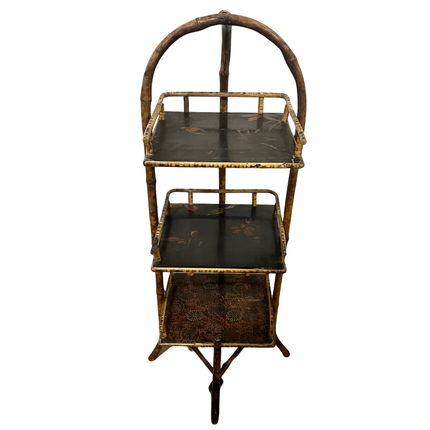 1920's Bamboo Cake Stand