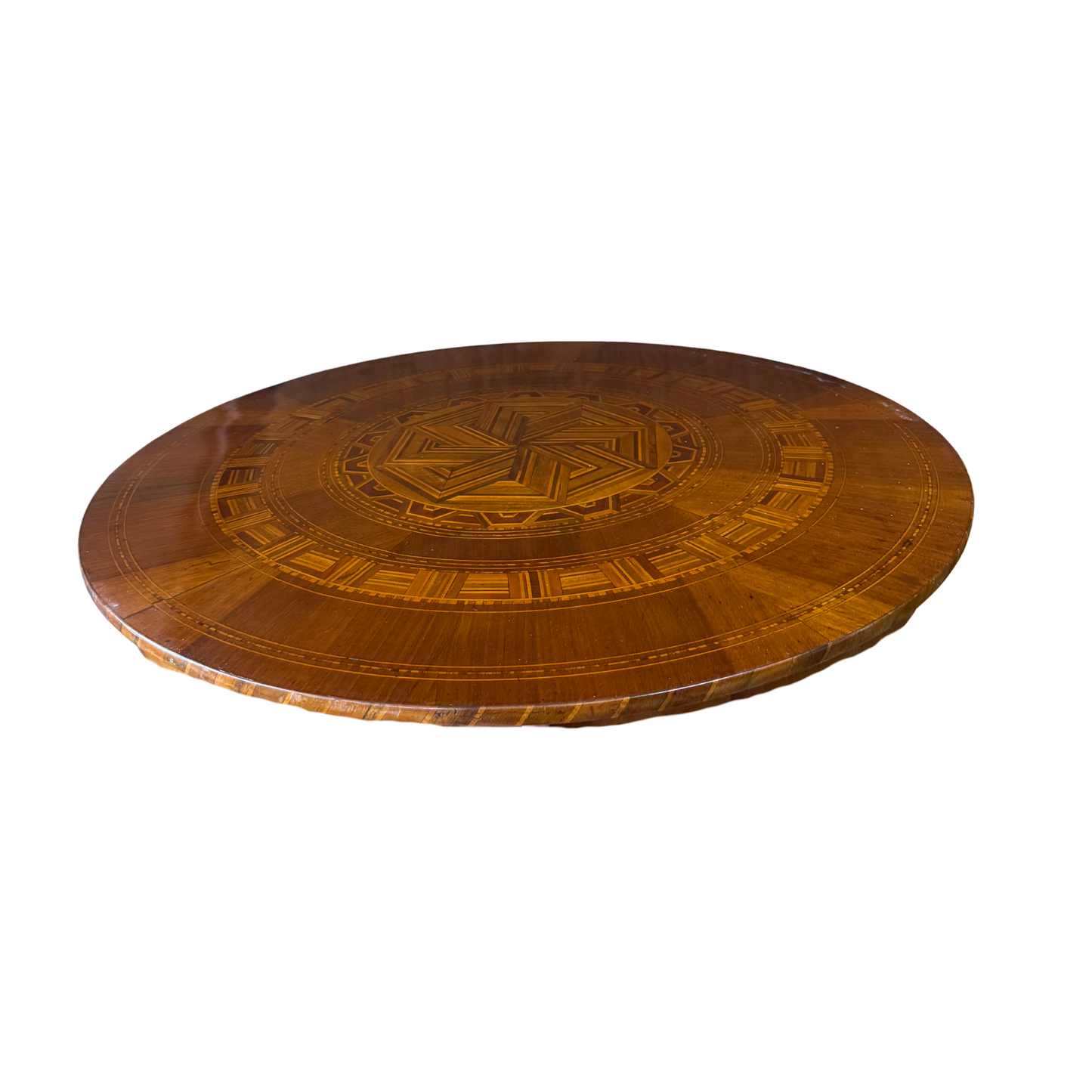 Italian Table from Sorento, Inlaid with Olive, 1840
