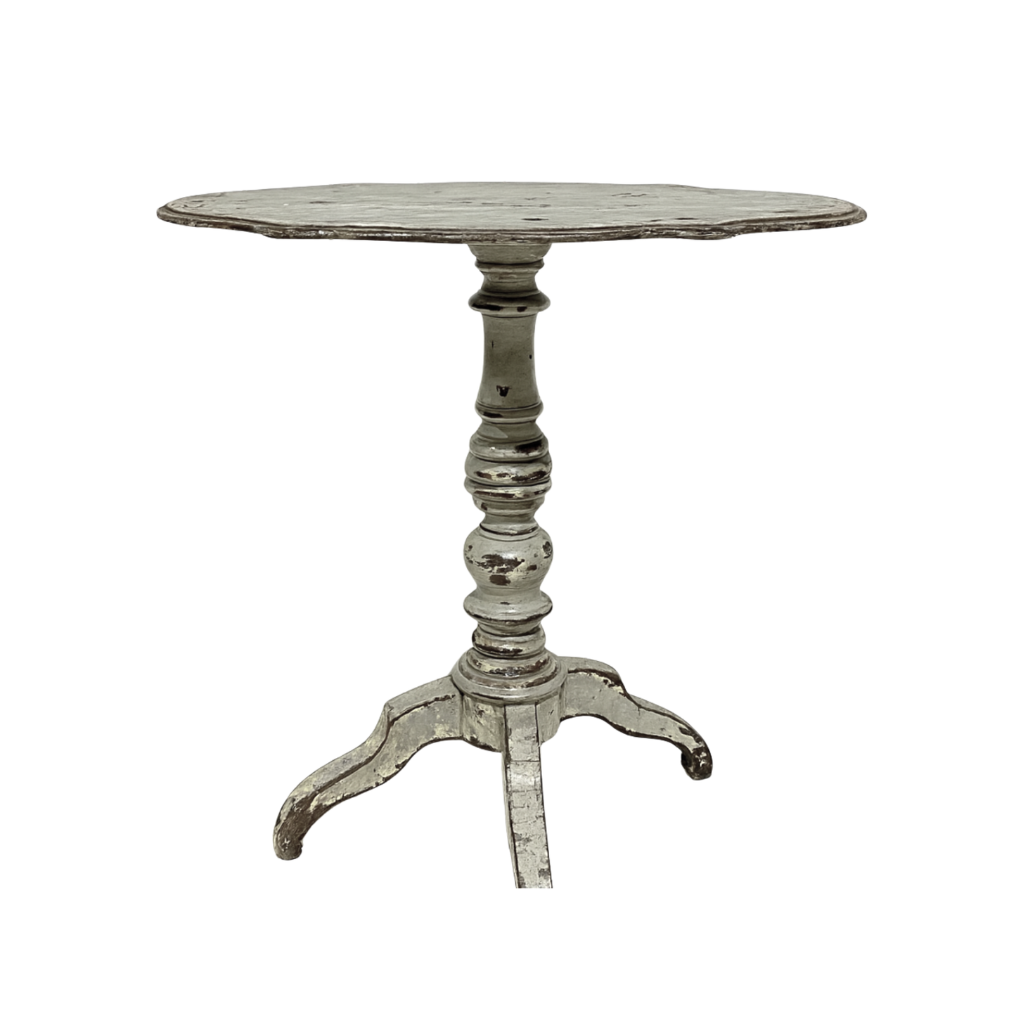 Antique Painted Lamp Table
