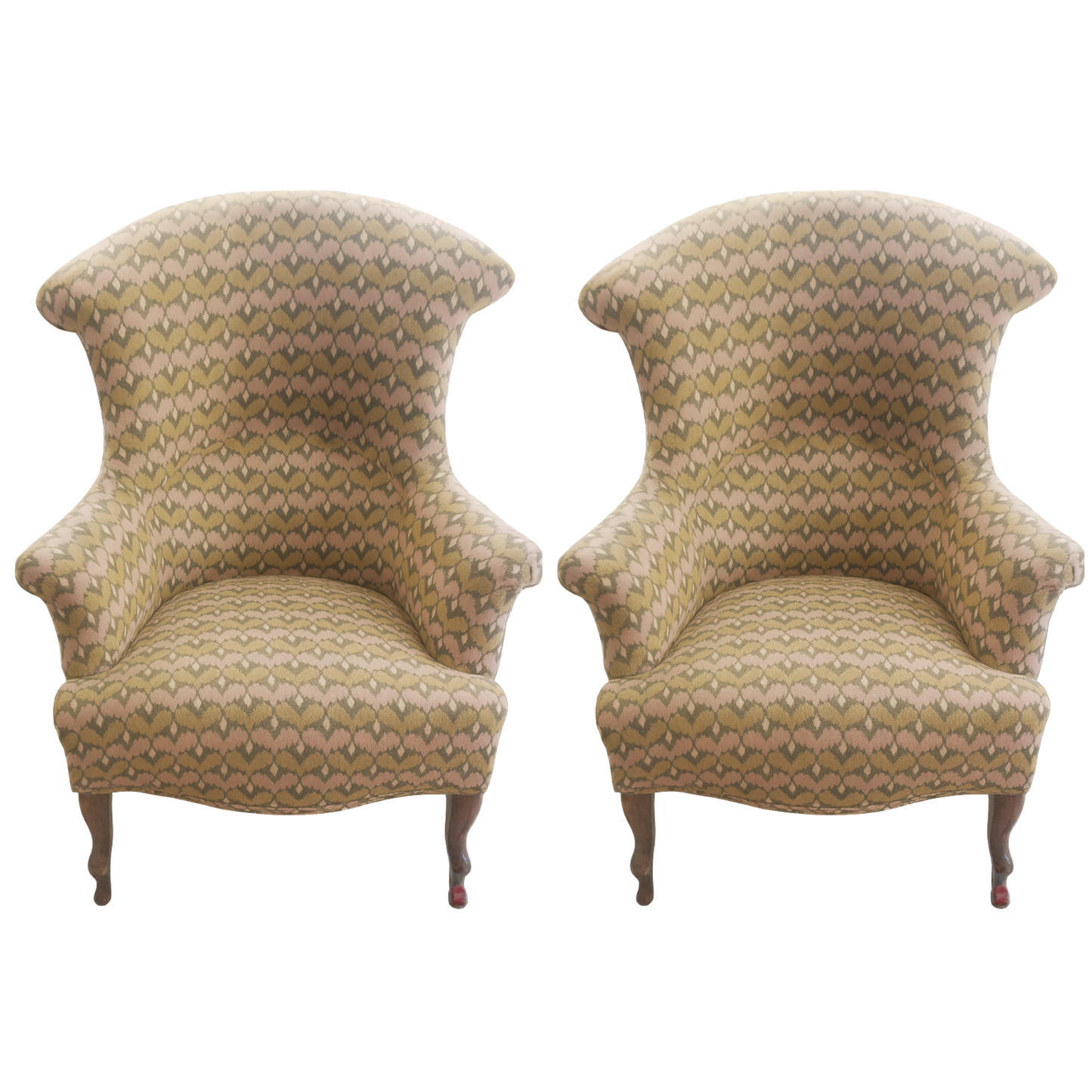 Pair of 1920's English Upholstered Chairs