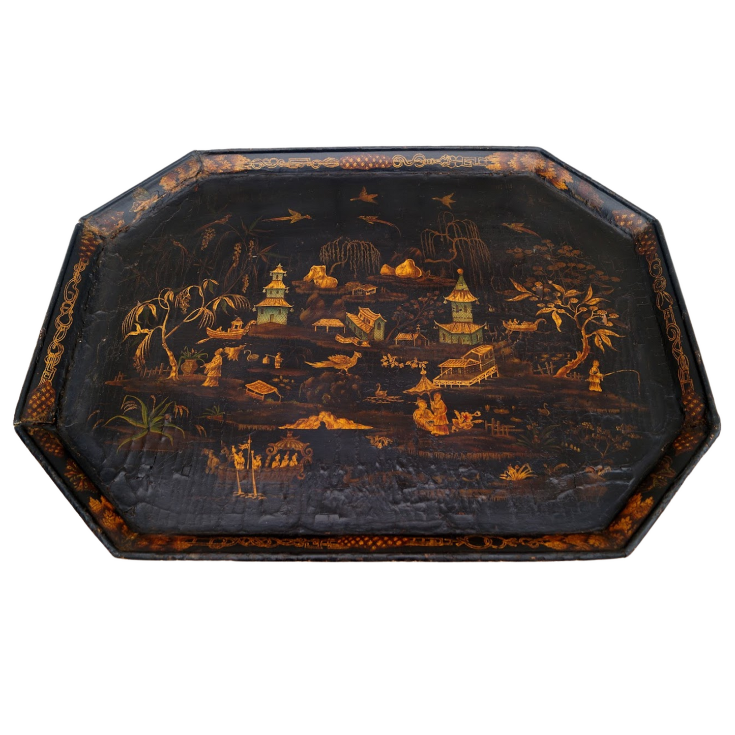 Lacquer Tray on Stand