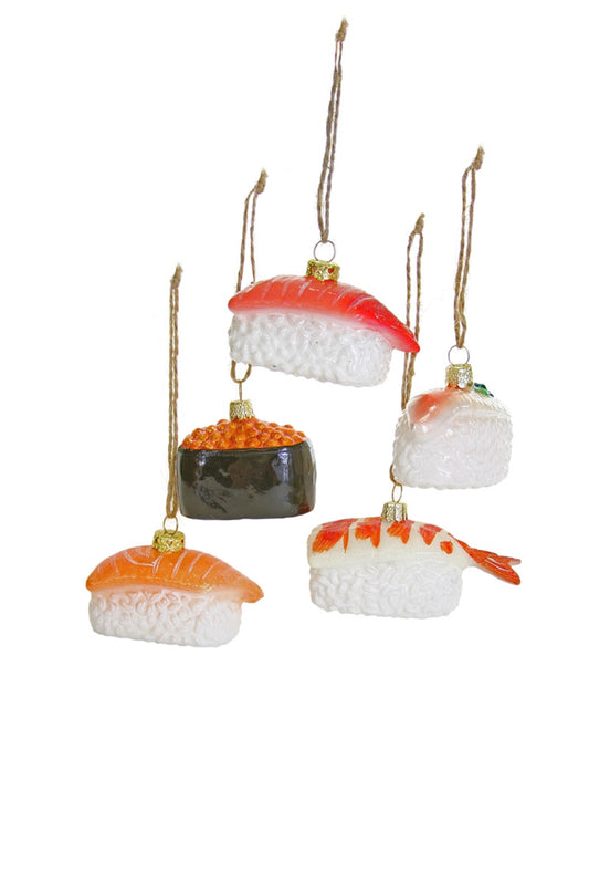 Glass Sushi Ornaments