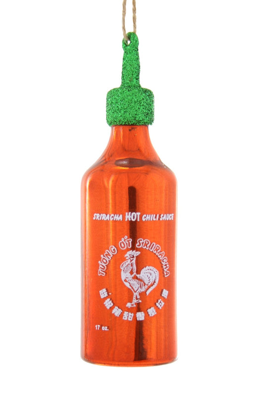 Glass Sriracha Ornament