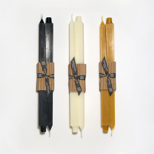 Pair of Square Tapered Candles, 16 inch