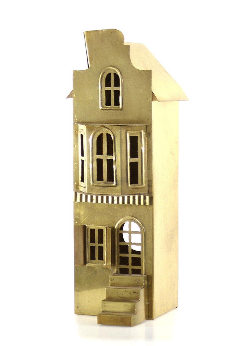 Brass Christmas Victorian Townhouse