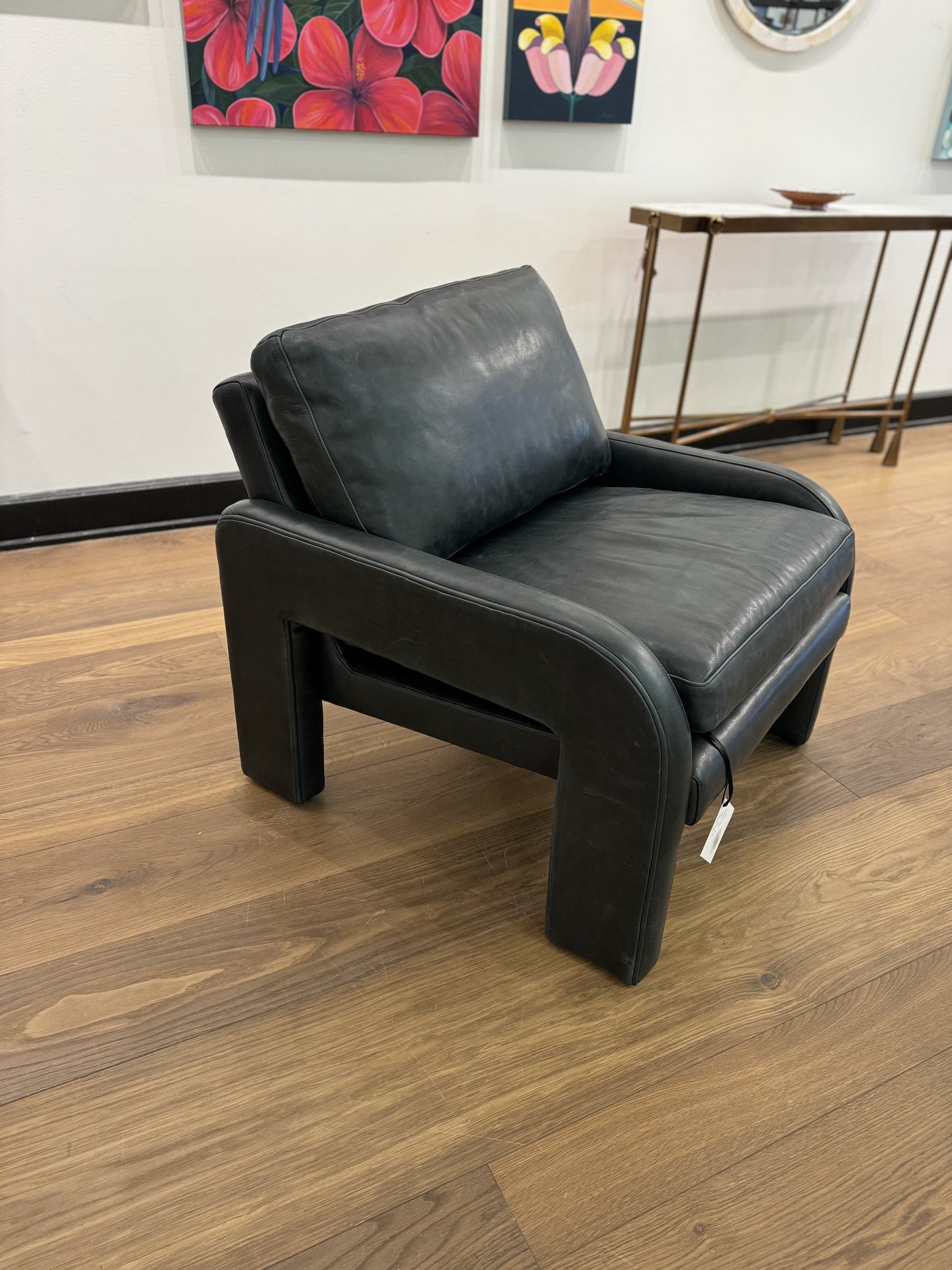 Leather Bridge Chair