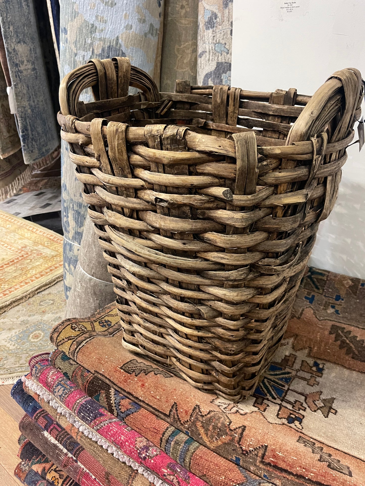Woven Wood Basket