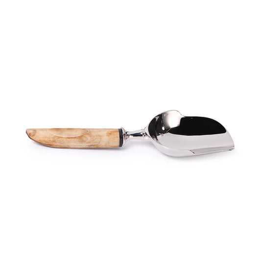 Ice Scoop with Wooden Handle