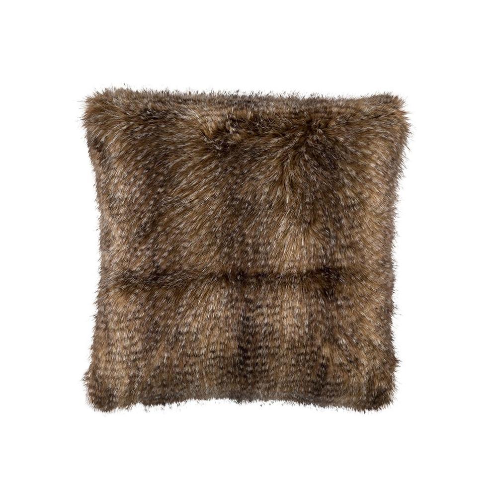 Chestnut Faux Fur Pillow