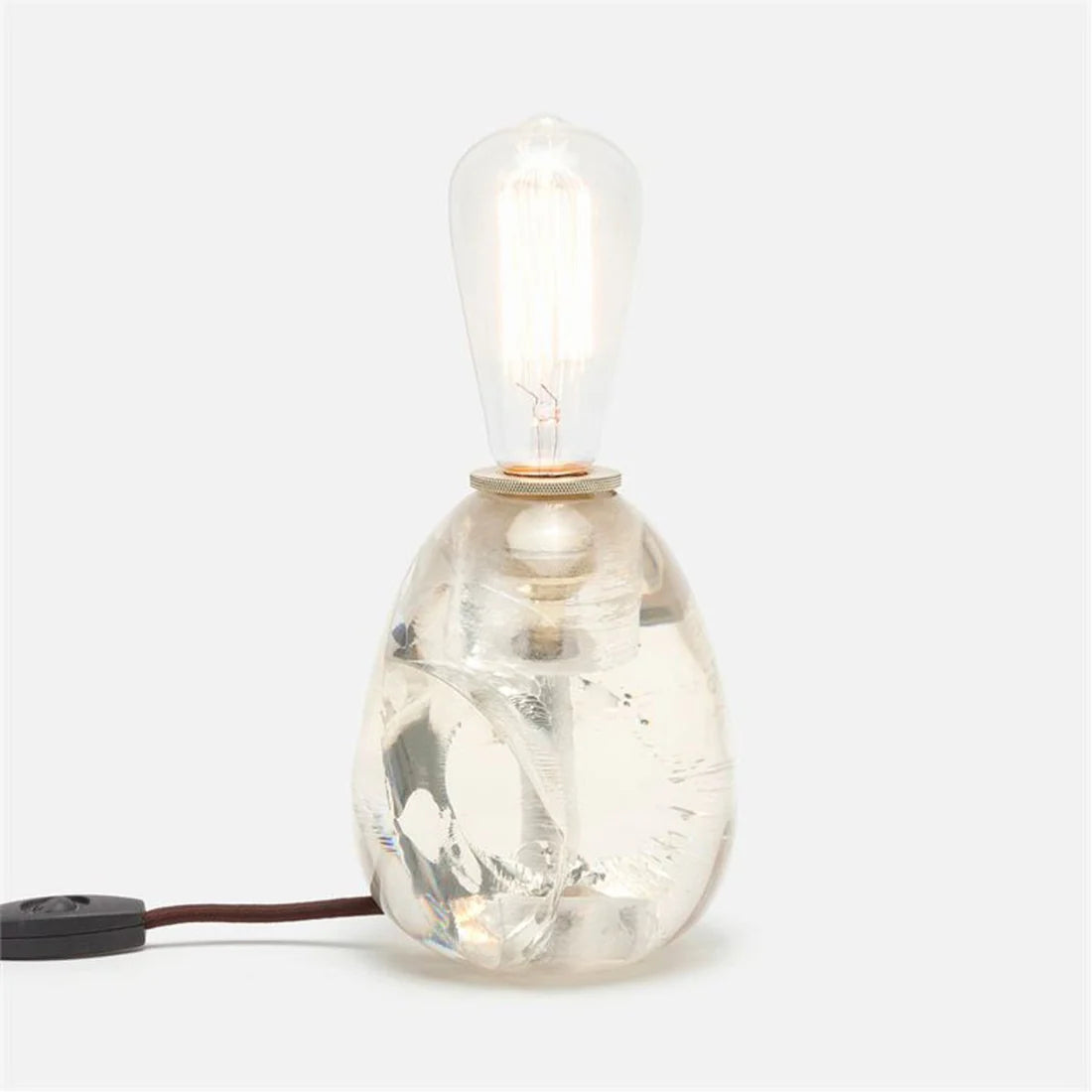 Crackled Bookcase Lamp