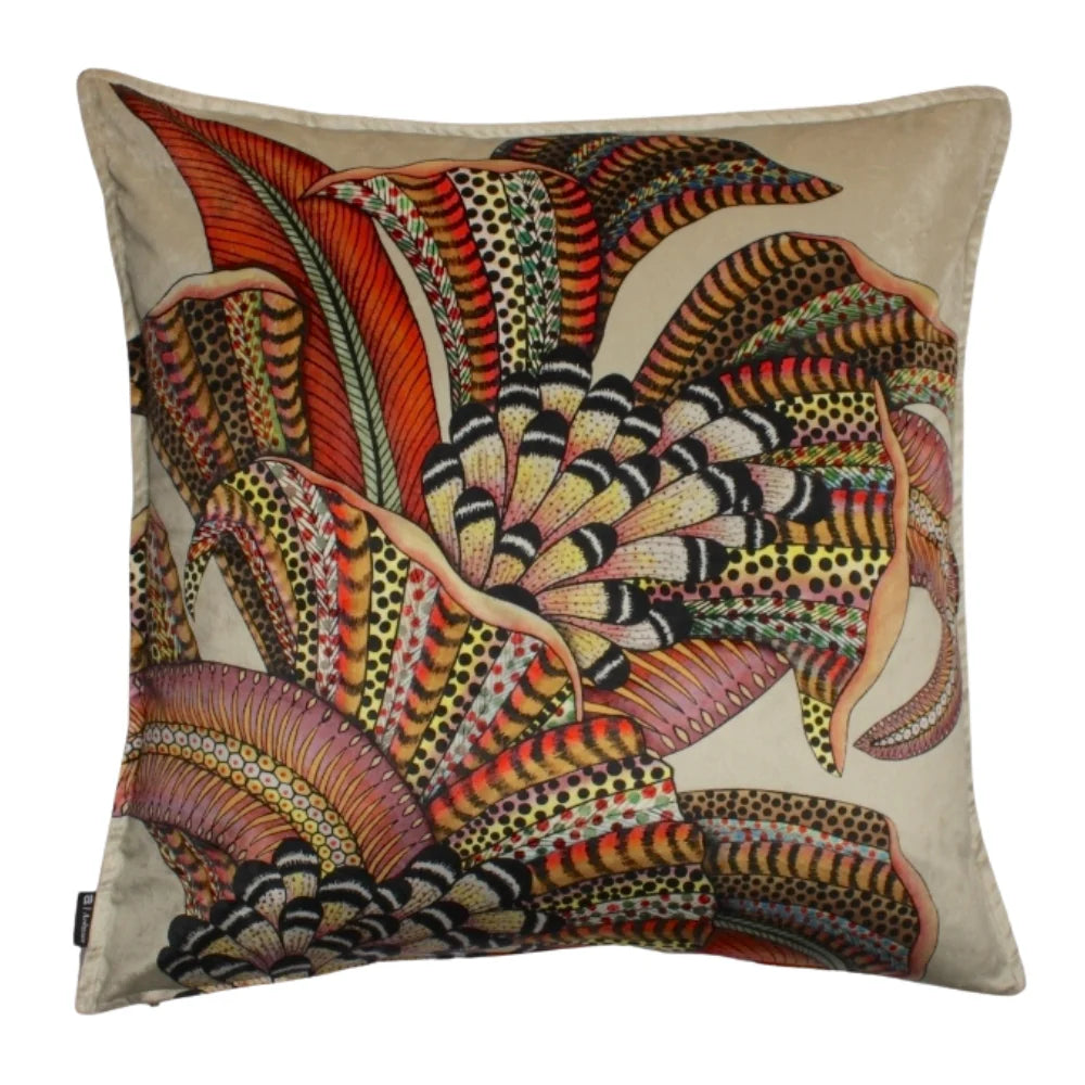 Velvet Pillow in Hornbill Garden