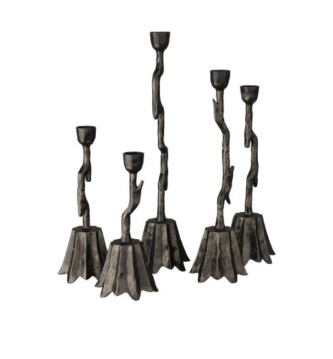 Candlesticks, Bronze Aluminum, Sold Individually