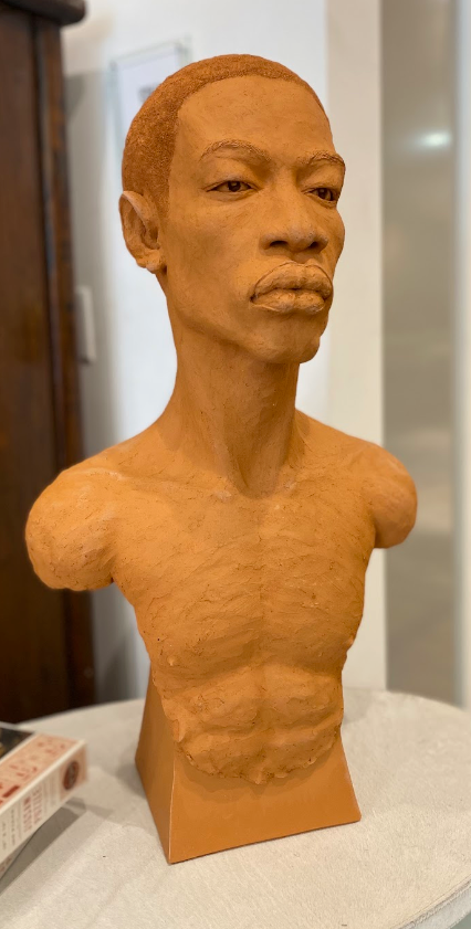 Victor Sculpture, one of a kind by Thai Artist Nhut Nhathawut