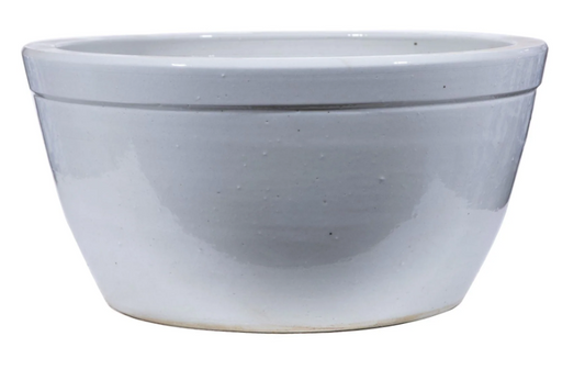 Hand Made White Basin Plater