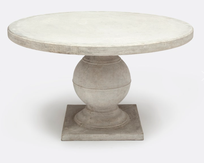 Round Concrete Outdoor table