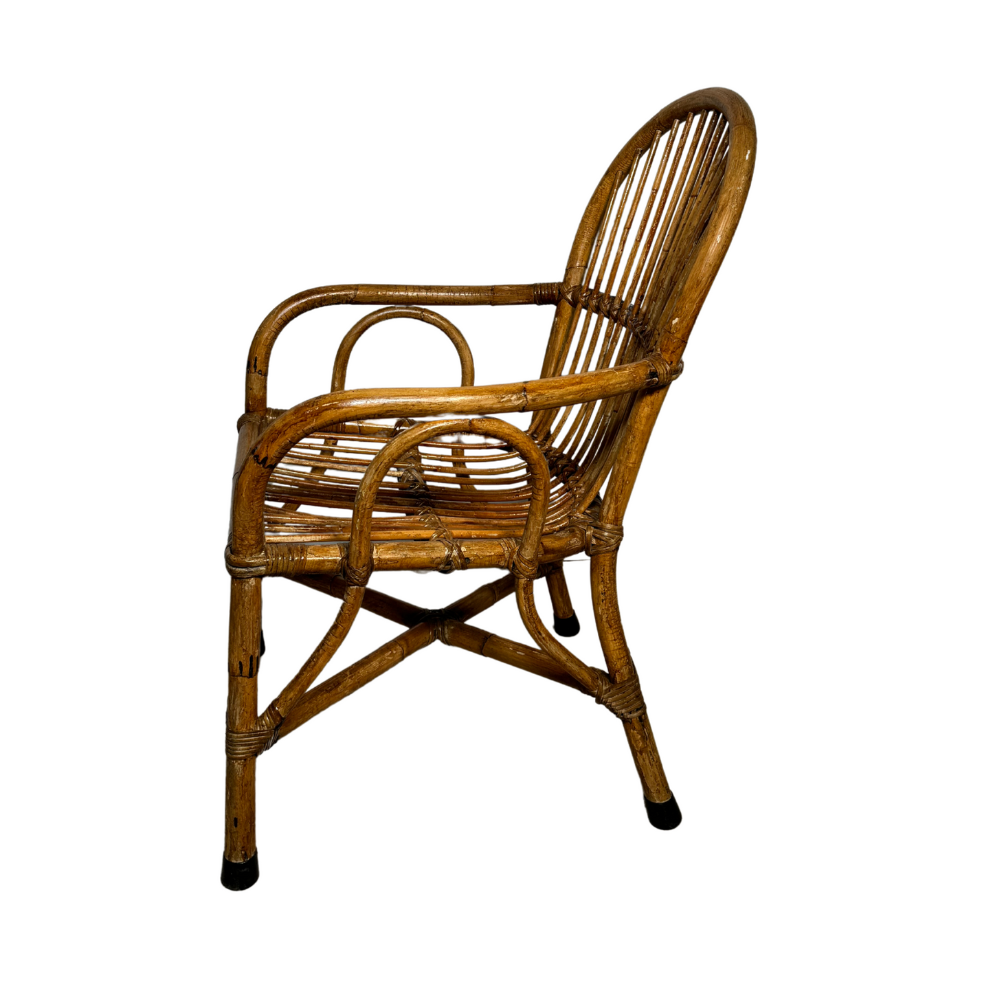 Set of 6 Wicker Armchairs