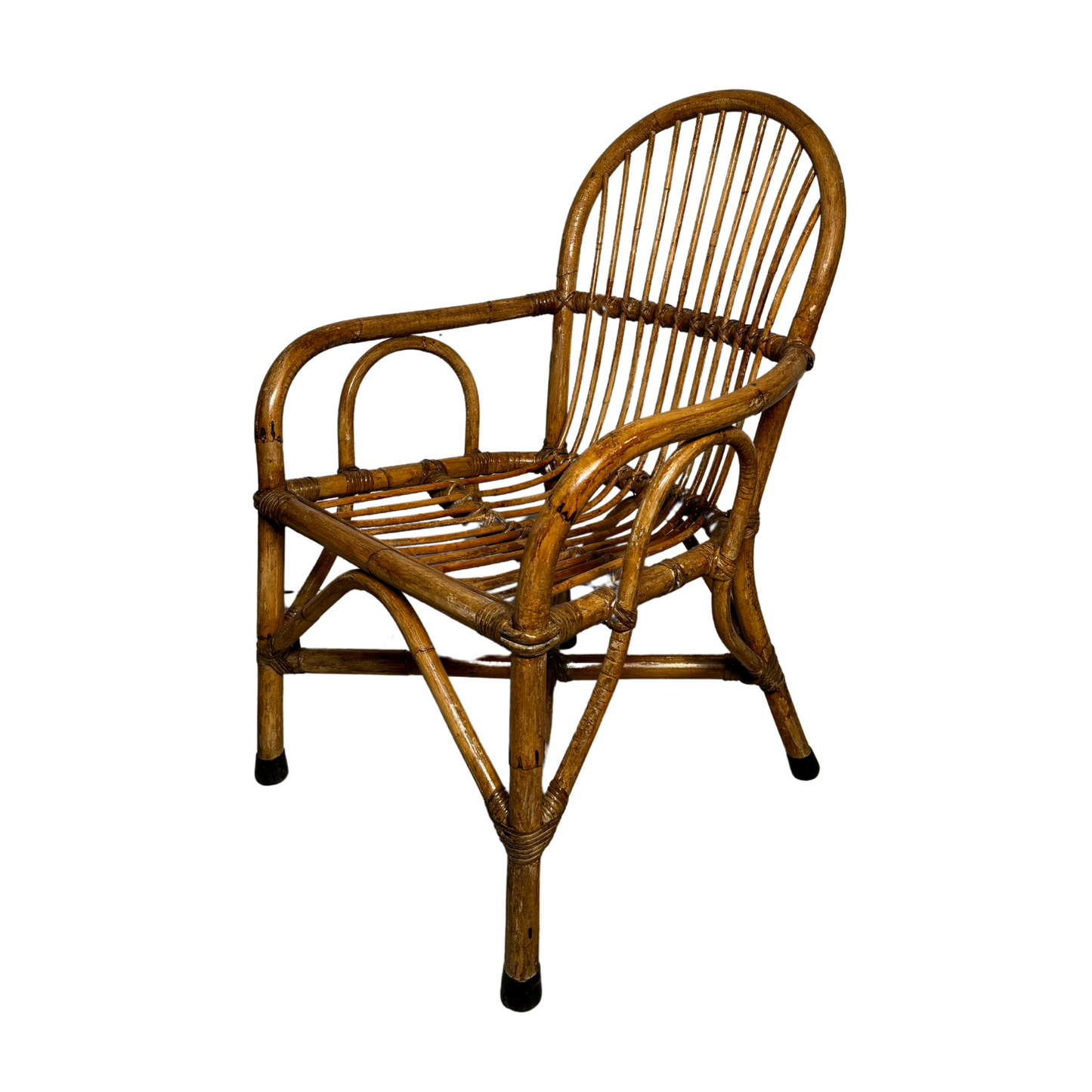 Set of 6 Wicker Armchairs