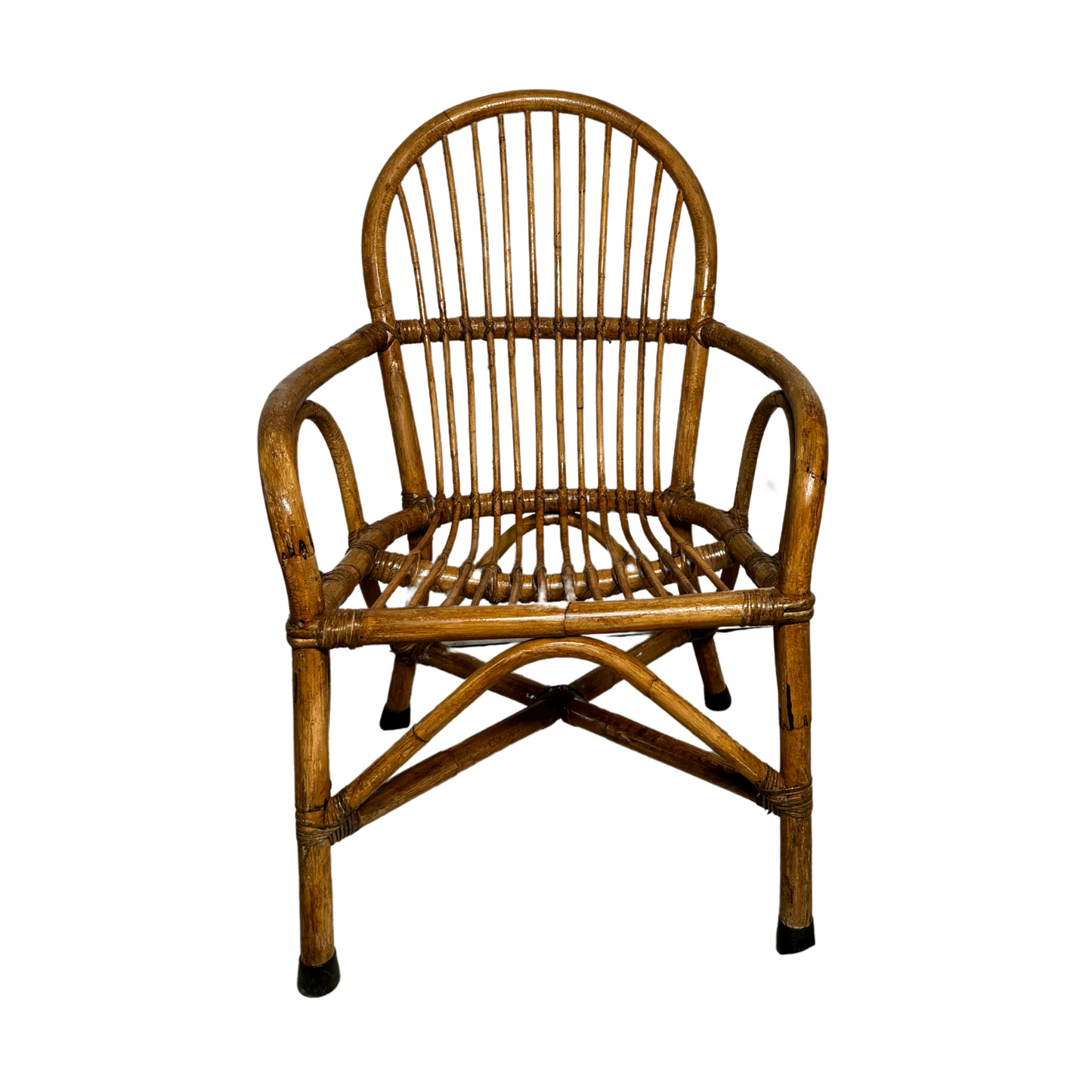 Set of 6 Wicker Armchairs