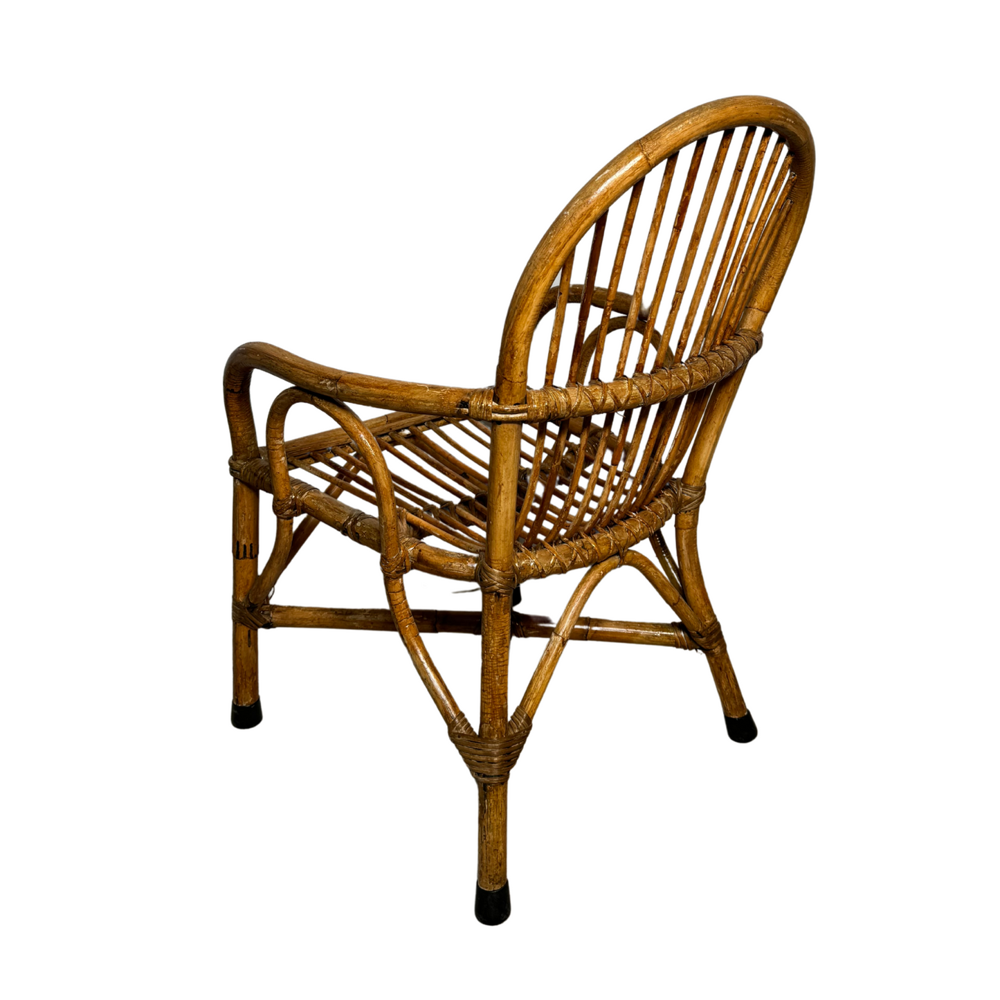Set of 6 Wicker Armchairs