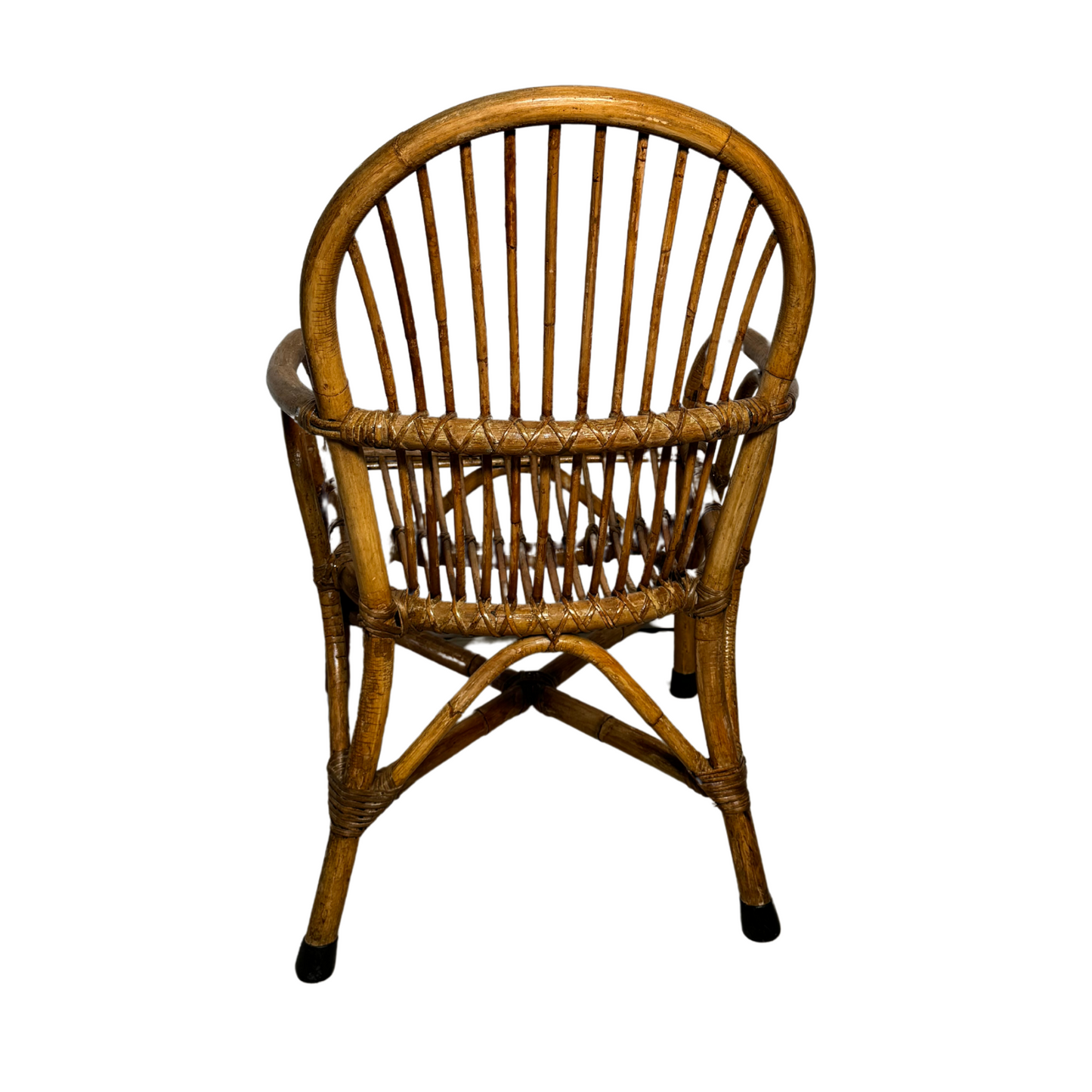 Set of 6 Wicker Armchairs