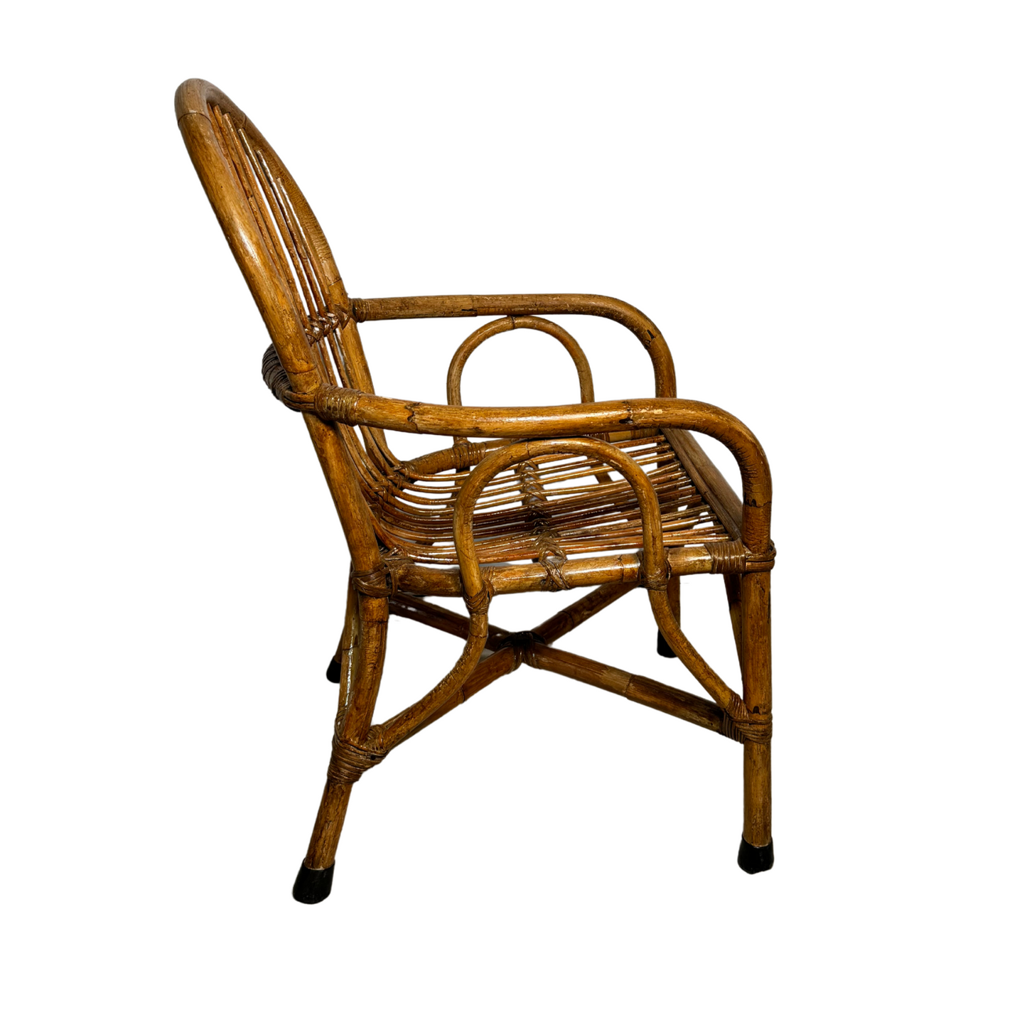 Set of 6 Wicker Armchairs