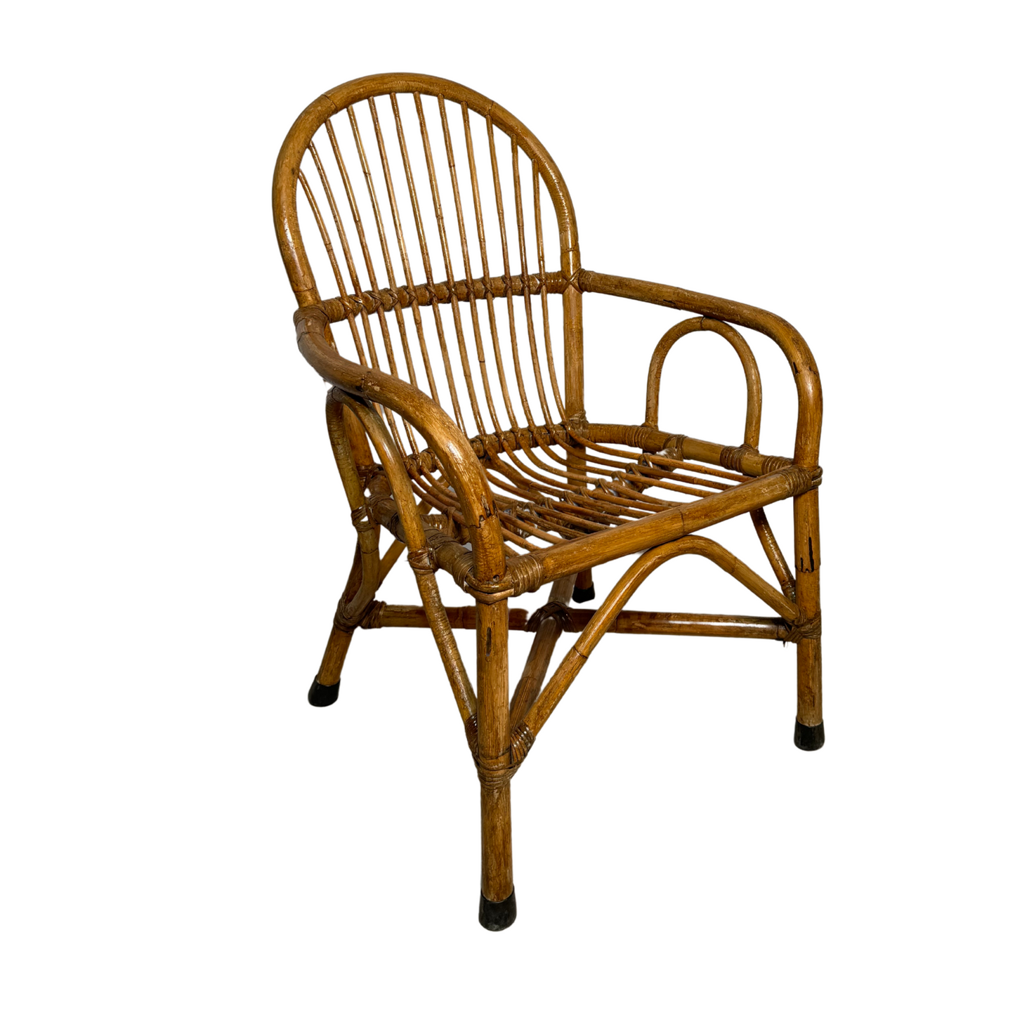 Set of 6 Wicker Armchairs