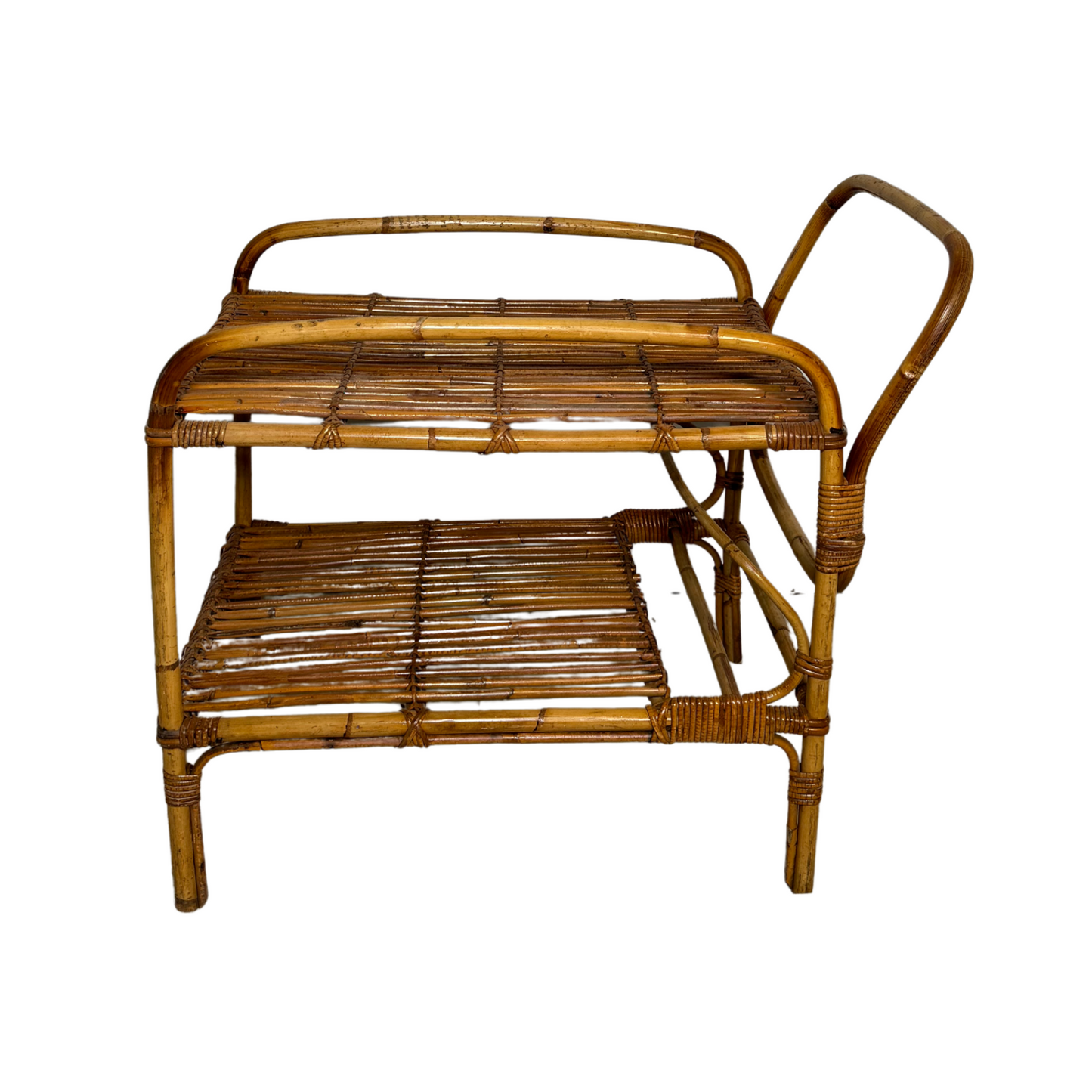Wicker Bar Cart from Italy