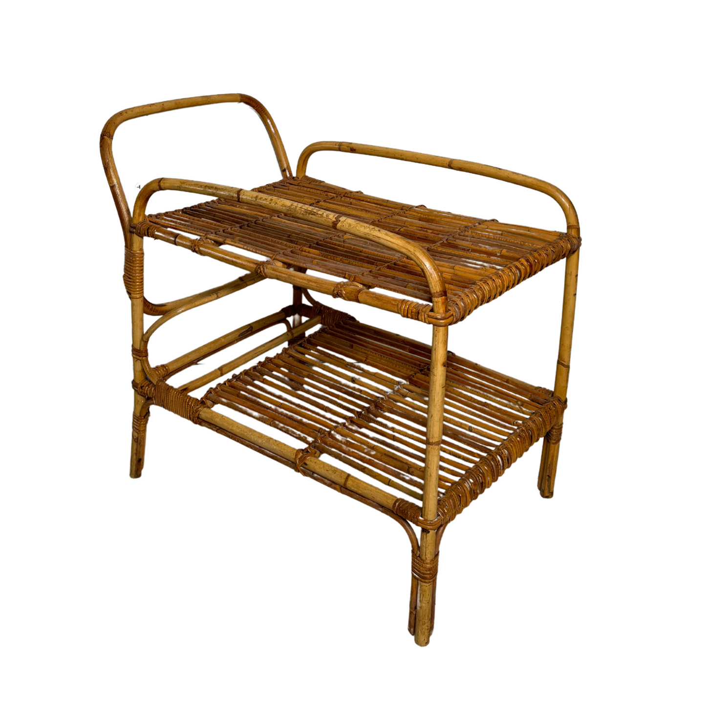 Wicker Bar Cart from Italy