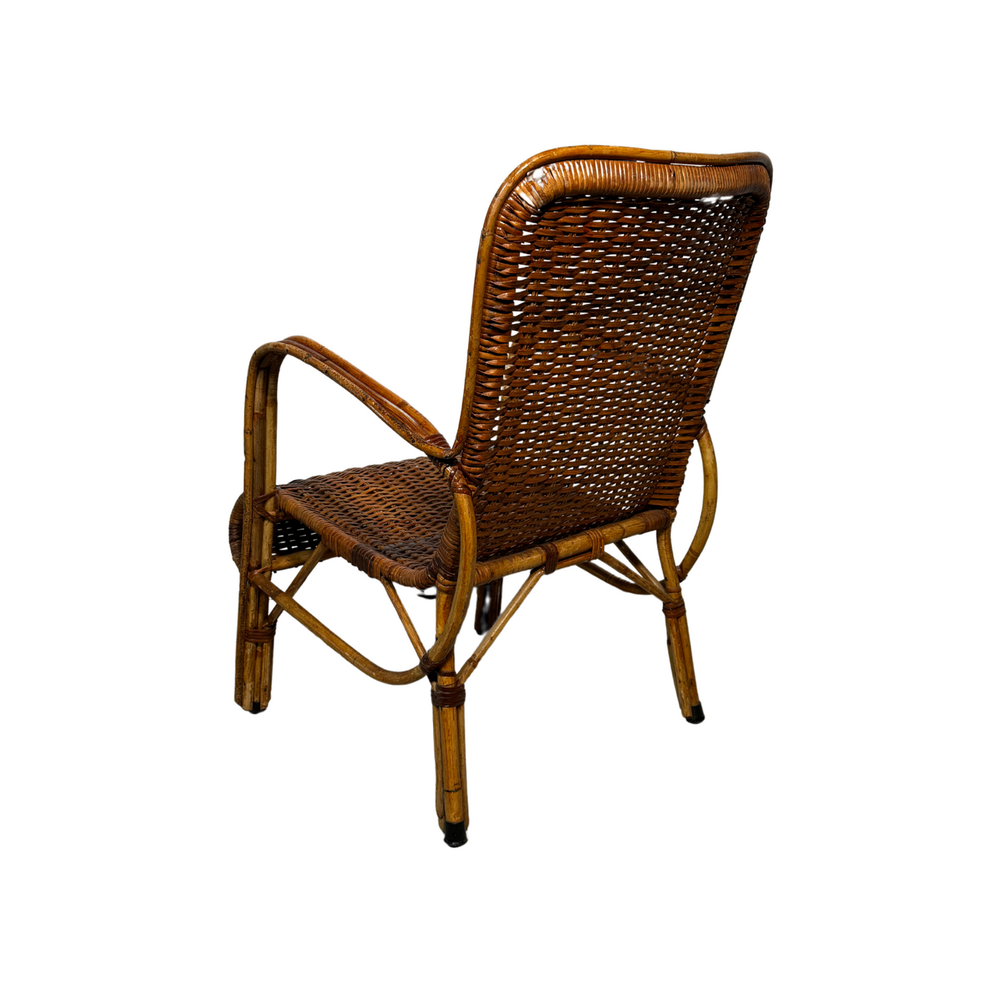 Pair of Wicker Lawn Chairs