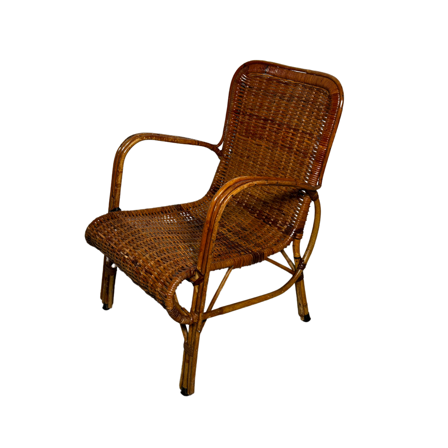 Pair of Wicker Lawn Chairs