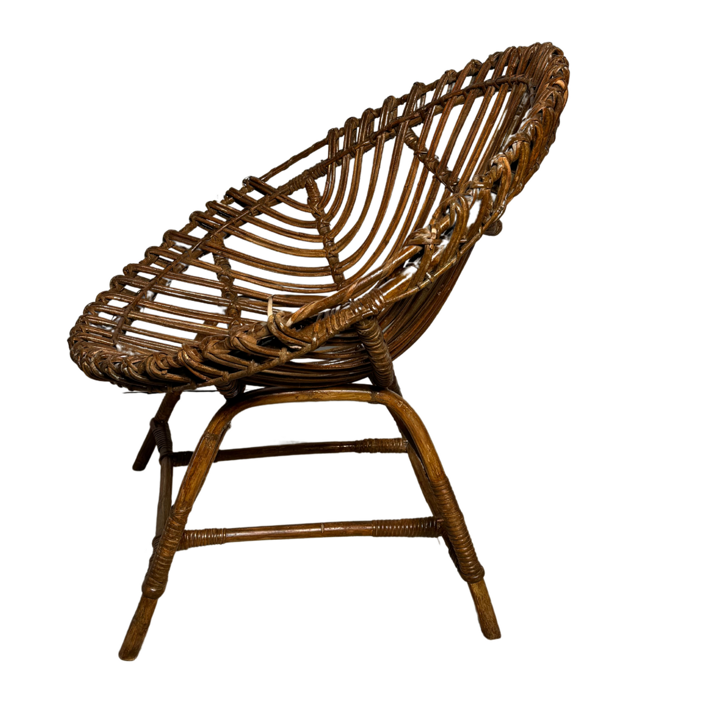 Pair of Ovetto Wicker Chairs
