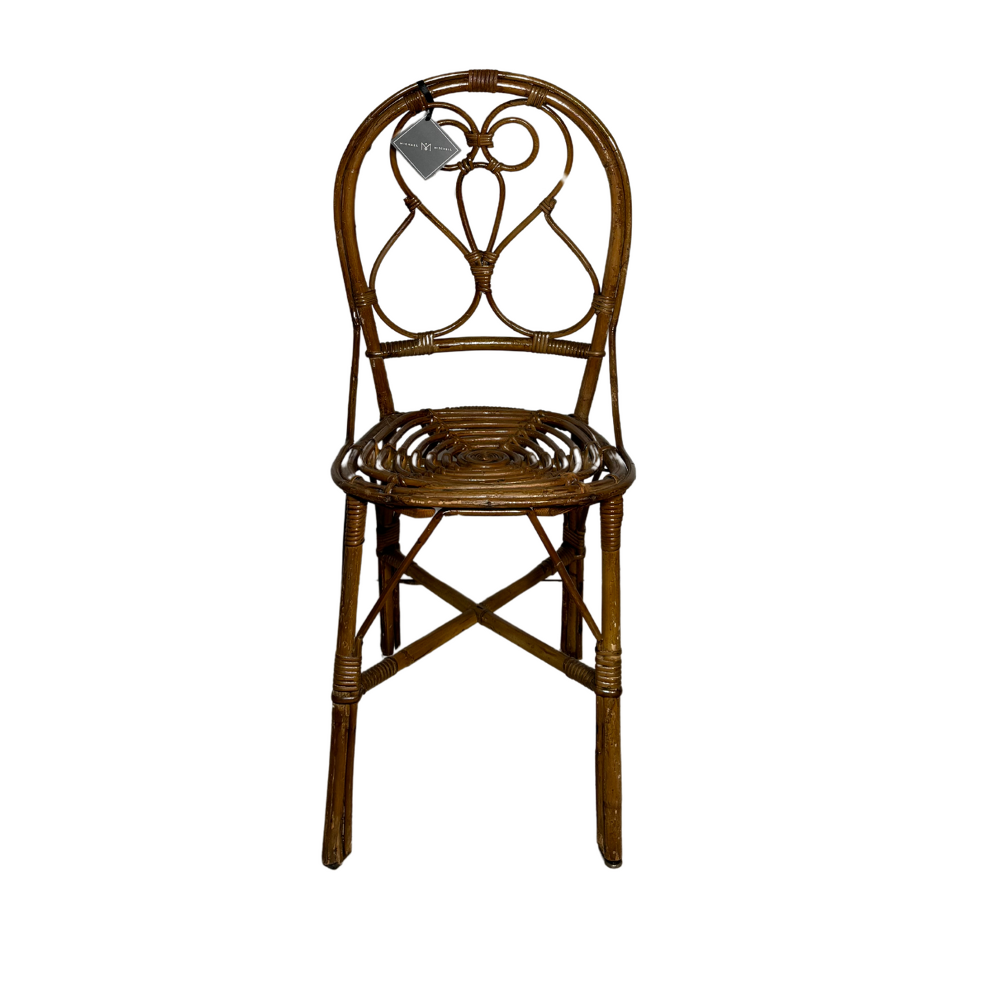 Pair of Woven Wicker Chairs