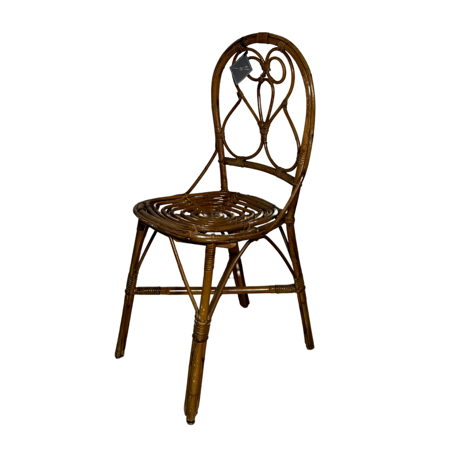 Pair of Woven Wicker Chairs