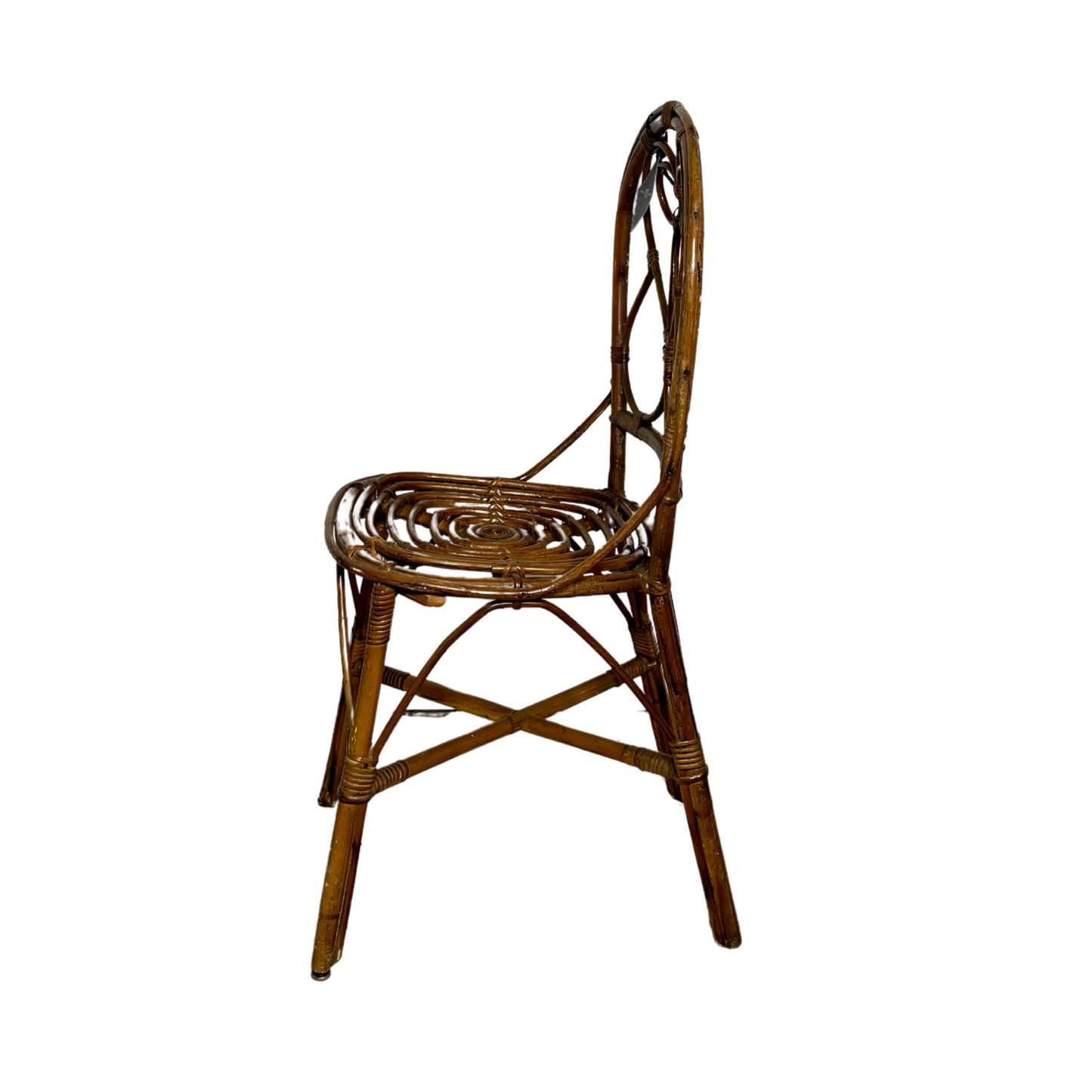 Pair of Woven Wicker Chairs