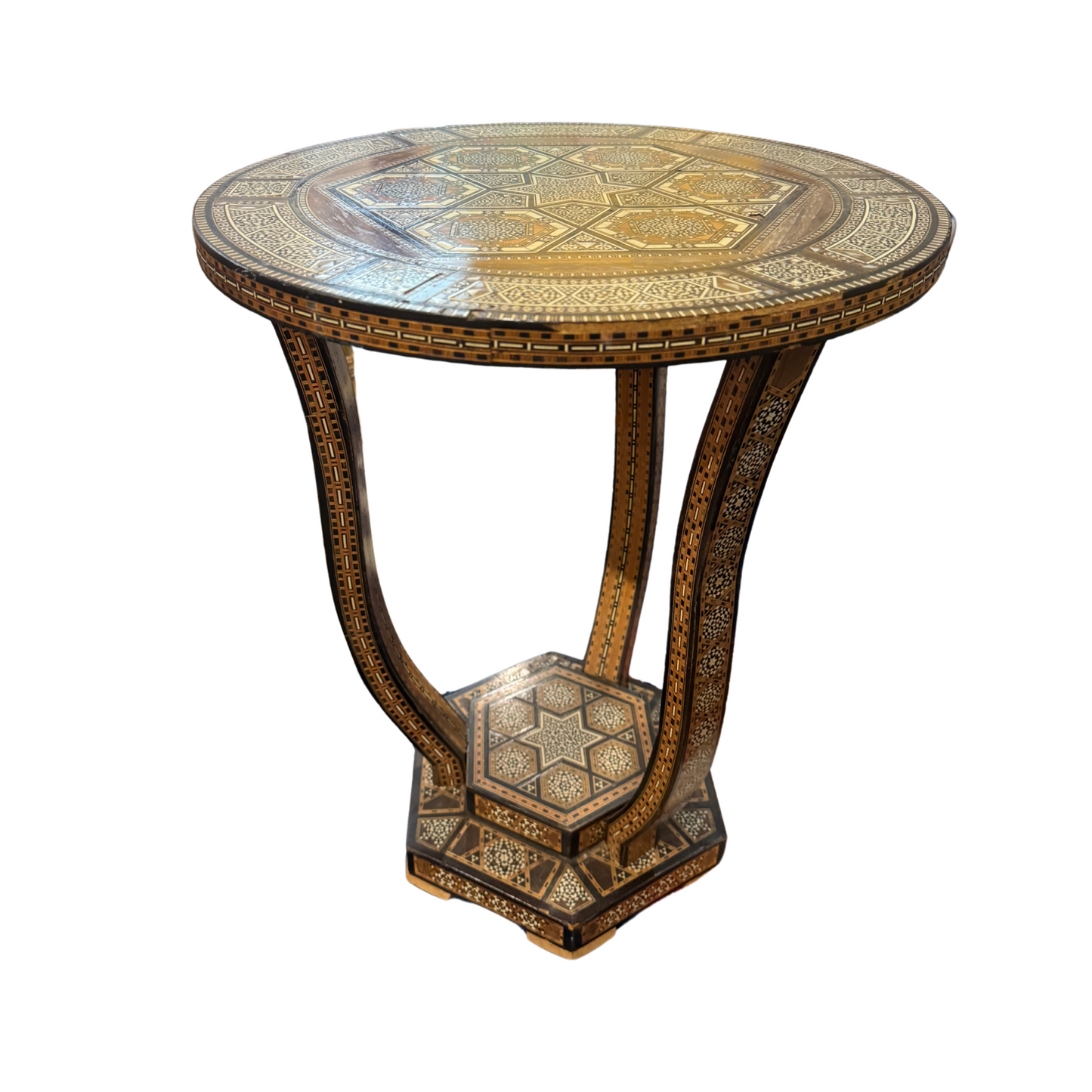 Syrian Inlayed Side Table